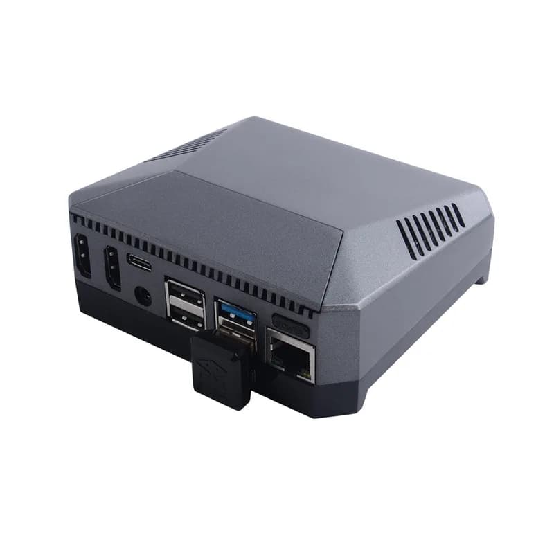 Чехол Argon ONE M.2 для Raspberry Pi 4 Model B M.2 SATA SSD to USB 3.0 Поддержка платы UASP Встроенный вентилятор Алюминиевый корпус