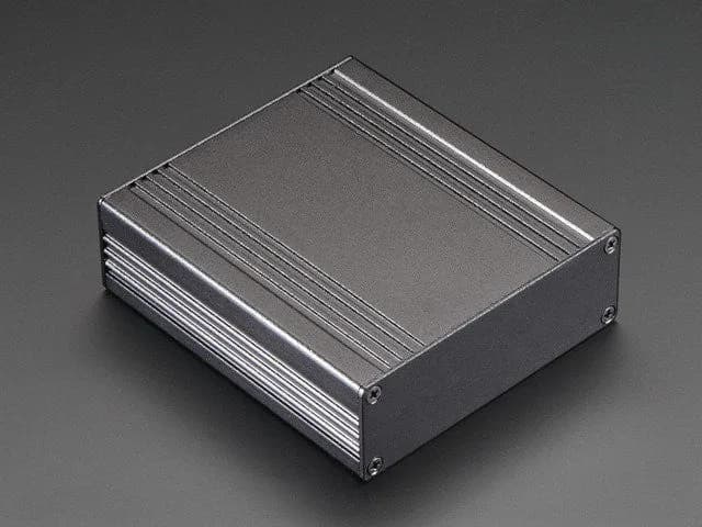 Коробка из экструдированного алюминия - 94 мм x 83 мм x 30 мм