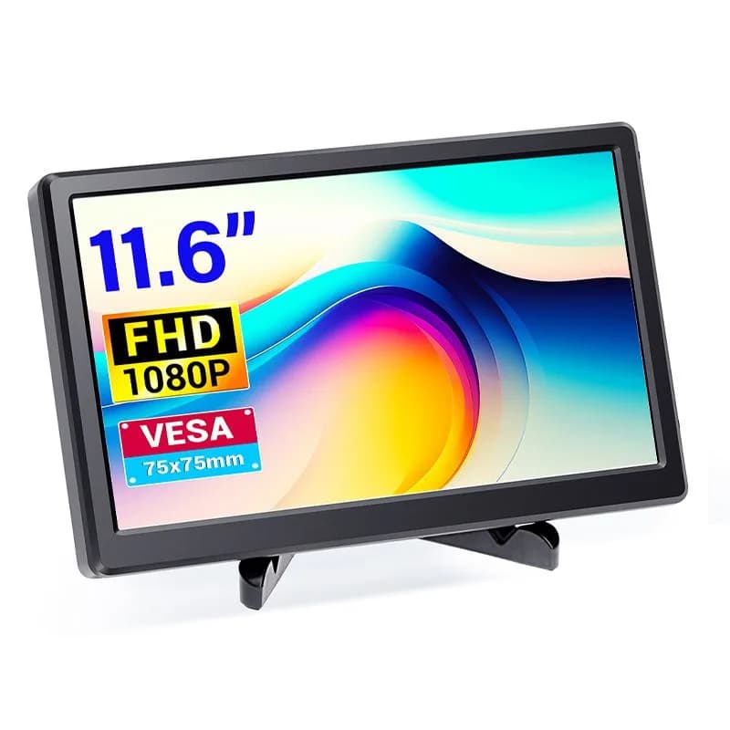 11,6-дюймовый дисплей Full HD 1920x1080 VGA IPS PS3 PS4 игровой экран со встроенными динамиками для Raspberry Pi/JetsonNano/Beaglebone/XBOX/Windows 7/8/10