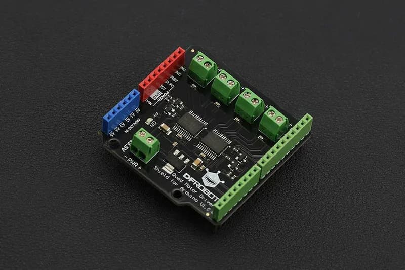 Щит драйвера двигателя постоянного тока Quad для Arduino