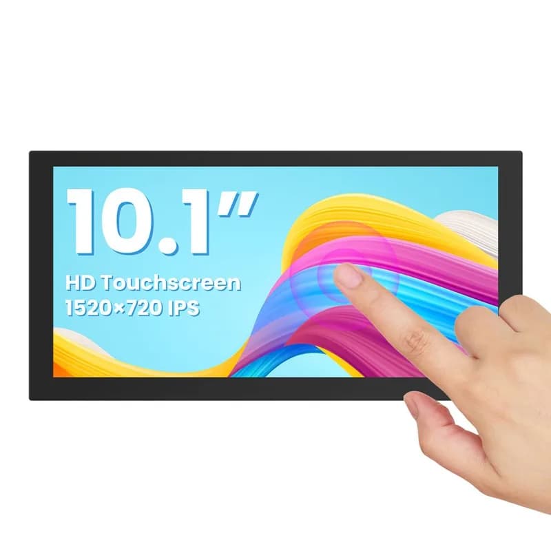 10,1-дюймовый сенсорный HD-экран | IPS-экран 1520×720 | Разработано для Raspberry Pi | 5-точечное емкостное касание