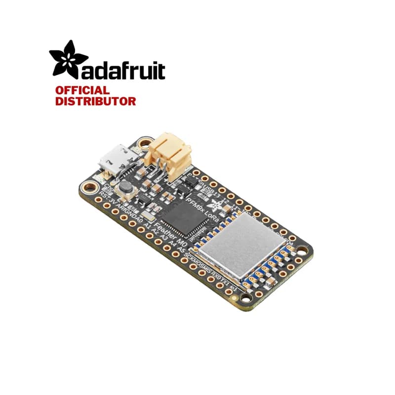 Радио Adafruit Feather M0 RFM96 LoRa - 433 МГц - RadioFruit