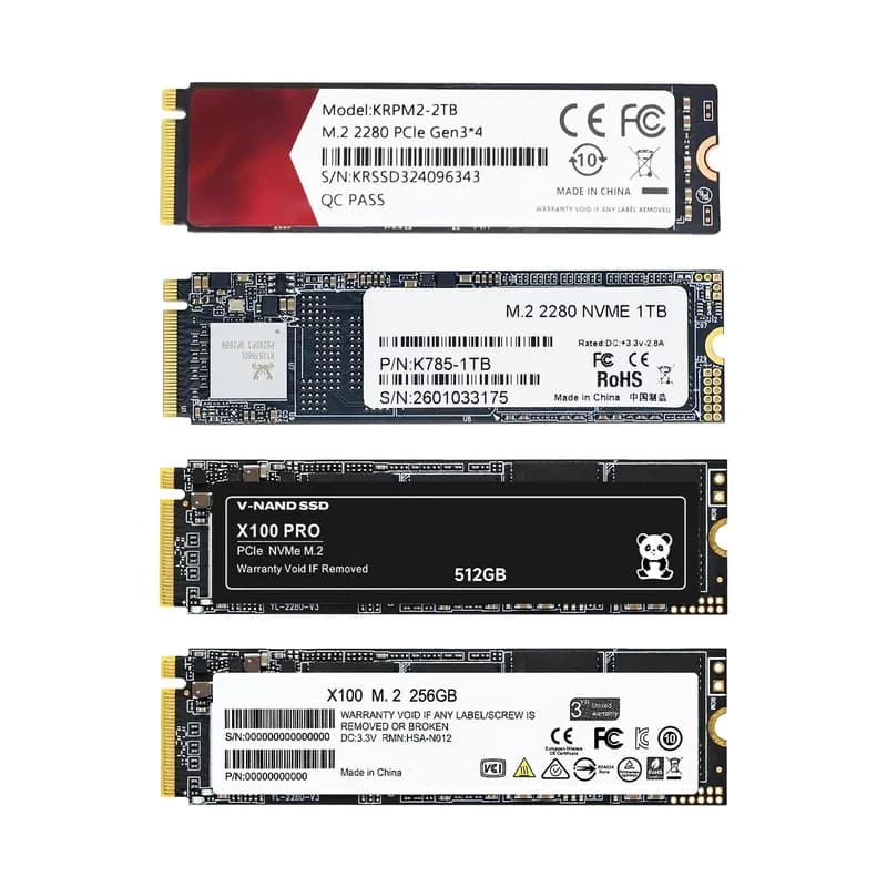 Твердотельный накопитель M.2 NVMe 256 ГБ/512 ГБ/1 ТБ/2 ТБ