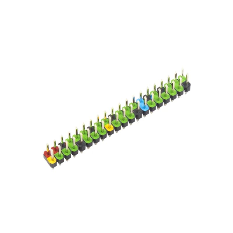Разъемы GPIO с цветовой кодировкой