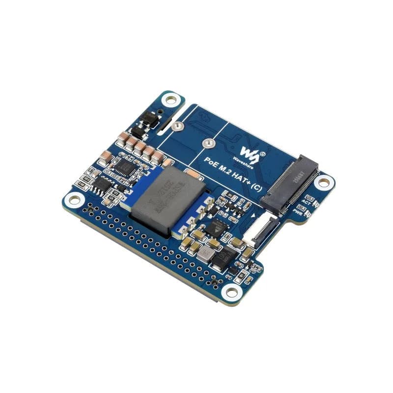 Waveshare Raspberry Pi 5 PCIe - M.2 NVMe/PoE HAT+C