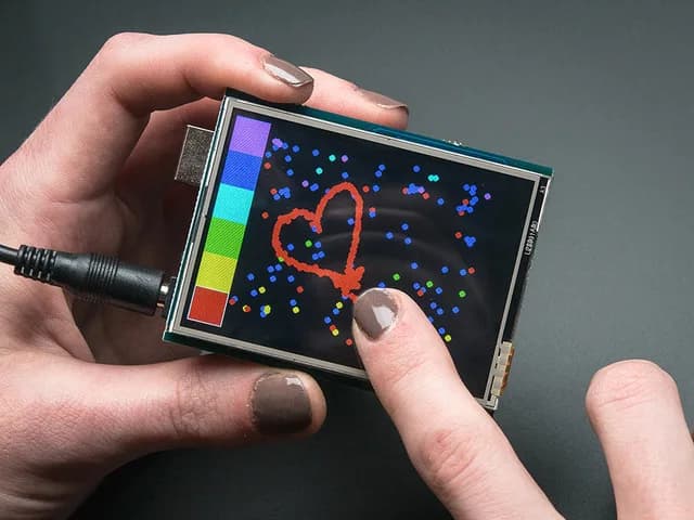 2,8-дюймовый сенсорный TFT-экран для Arduino с резистивным сенсорным экраном v2