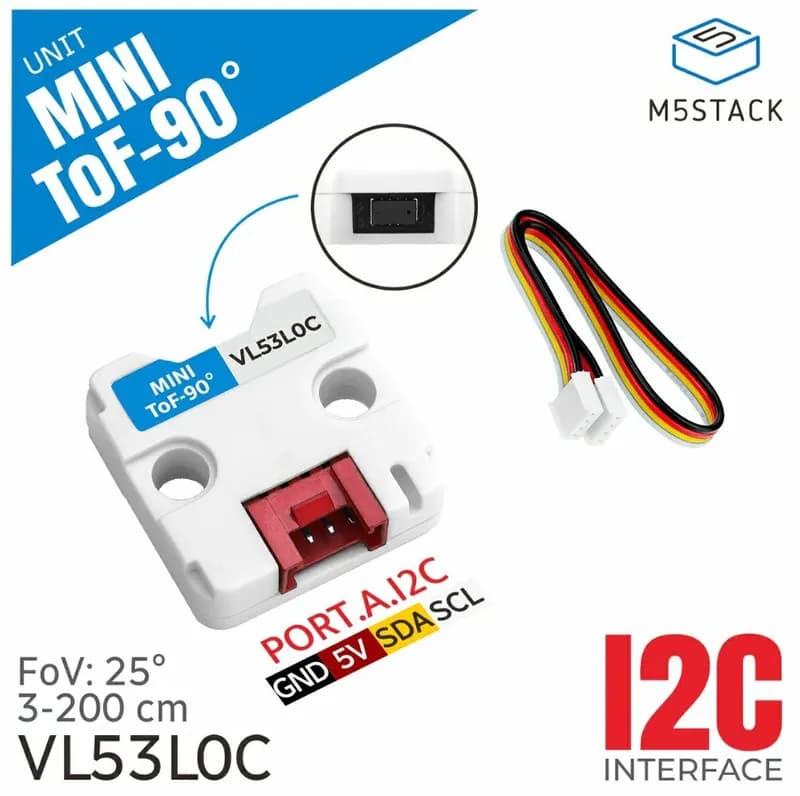 M5Stack ToF-90° VL53L0CXV0DH