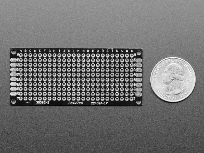 Универсальные печатные платы для прототипов 3см x 7см - 3 шт.