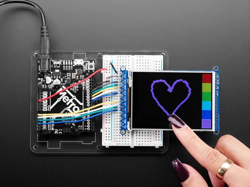 3,2-дюймовый TFT ЖК-дисплей с сенсорным экраном и разъемом MicroSD ILI9341