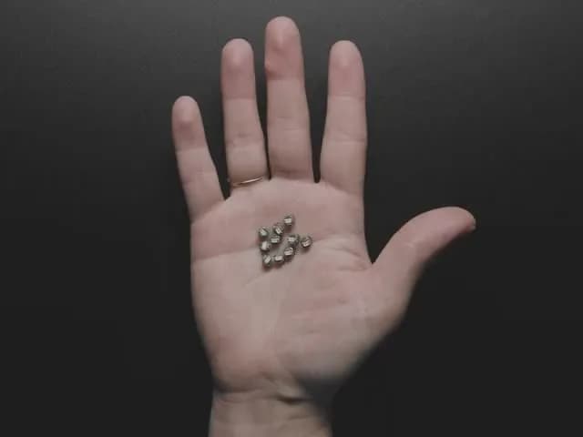 Маленькие индуктивные беспроводные светодиоды — упаковка 10 шт. — зеленые