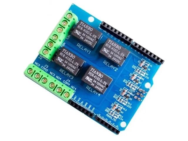 HKD 4 CHANNEL RELAY SHIELD