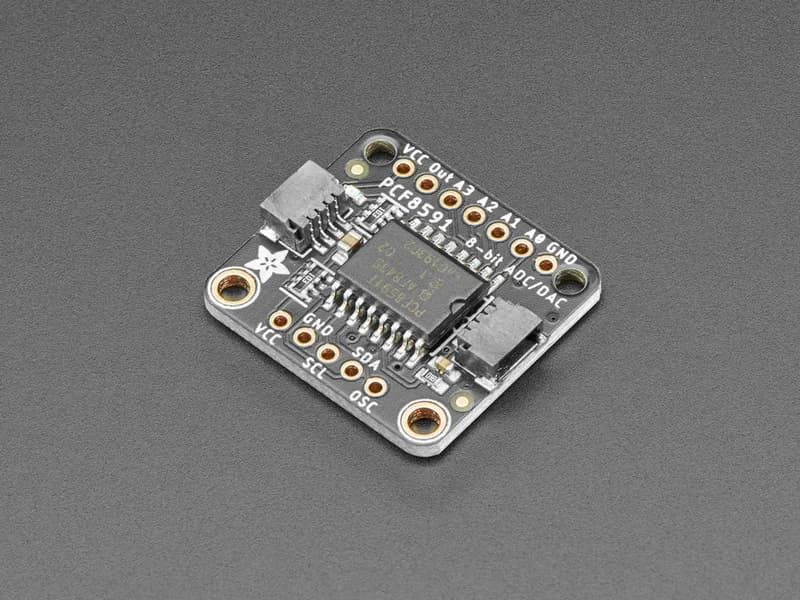Adafruit PCF8591 Quad 8-битный АЦП + 8-битный ЦАП - STEMMA QT / Qwiic