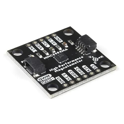 Трехосевой магнитометр - MMC5983MA (Qwiic)