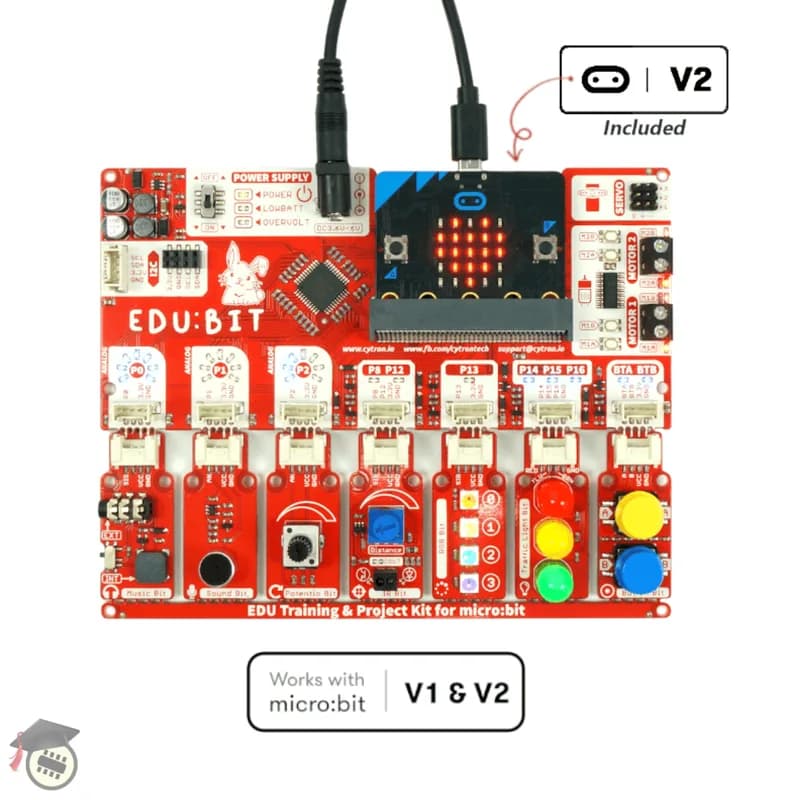 Комплект для обучения и проектов EDU:BIT с micro:bit
