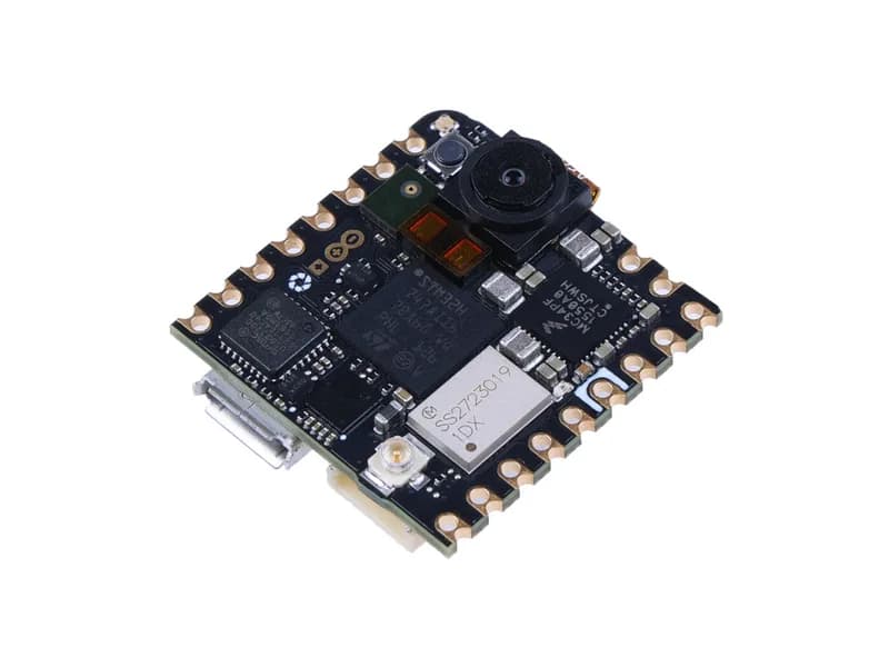 Arduino Nicla Vision — Dual Arm® Cortex® M7/M4, крипточип NXP SE050C2, Wi-Fi, Bluetooth®, цветная камера 2 МП, 6-осевой IMU, датчик расстояния/времени полета, микрофон