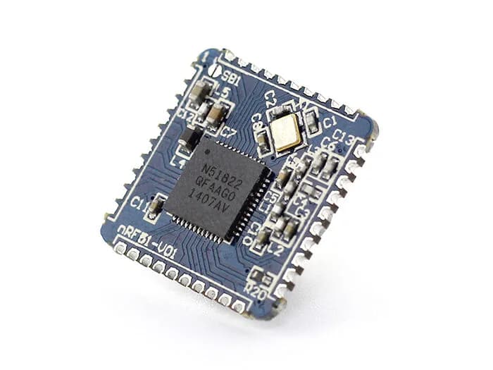 Модуль SMD Nordic nRF51822 с частотой 2,4 ГГц, 16*16 мм (антенна в комплект не входит)