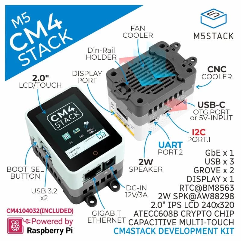 M5Стек CM4Стек CM4104032 --