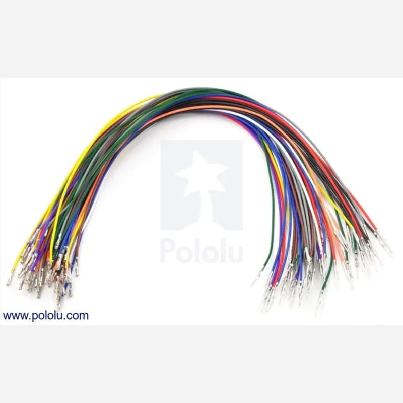 Провода с предварительно обжатыми клеммами, набор Rainbow, 50 шт. M-F 12