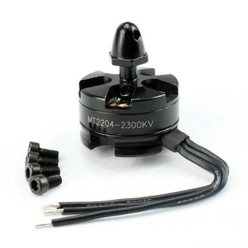 MT2204 2300KV Бесщеточный двигатель — черный CW