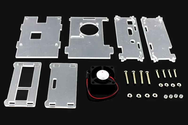 Комплект акрилового корпуса_A для Raspberry Pi B+