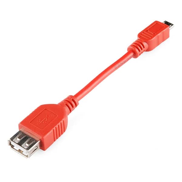USB-кабель OTG — гнездо A к Micro A — 10 см