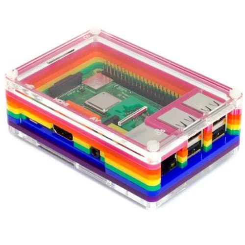 Raspberry Pi Pibow 3 B+ — Радуга--