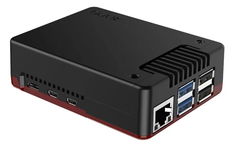 Корпус Argon NEO 5 BRED для Raspberry Pi 5 со встроенным вентилятором