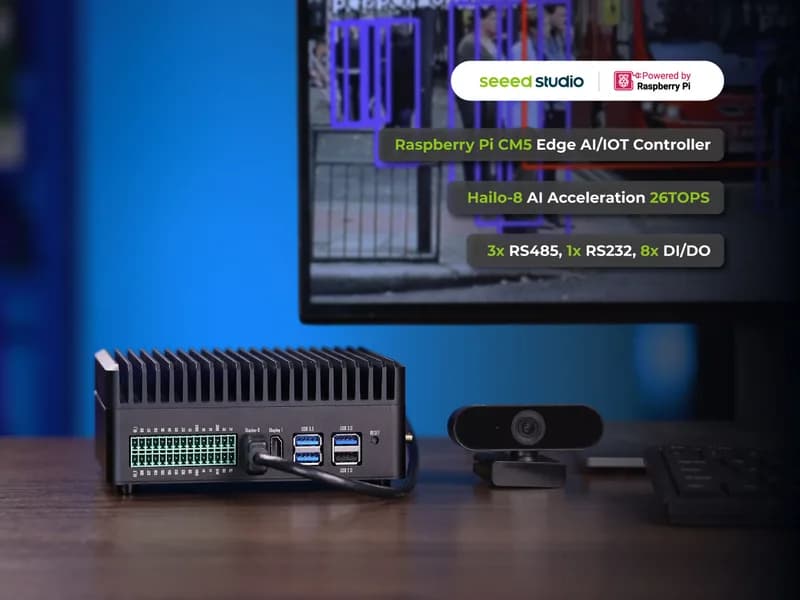 reComputer Industrial R2035-12 — самый надежный и мощный AI/IOT-контроллер Raspberry Pi Edge