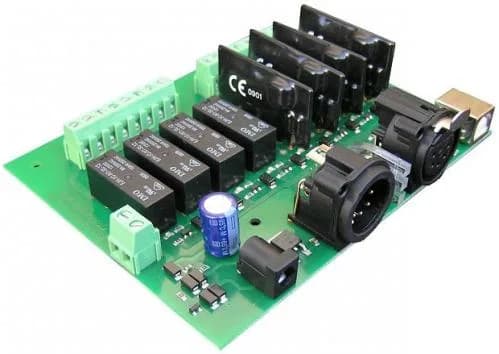 DMX-USB-RX-RLY8 Модуль релейных выходов, 8 реле