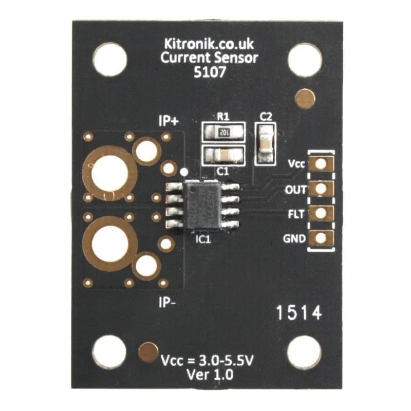 Коммутационная плата датчика тока Kitronik (ACS711)