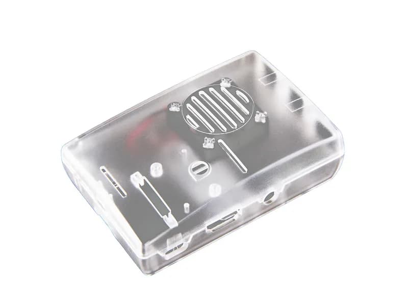 Прозрачный корпус из АБС-пластика с охлаждающим вентилятором для Raspberry Pi 3 Model B и 3B+