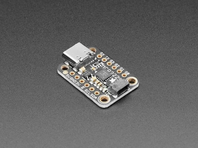 Adafruit MCP2221A Breakout — АЦП общего назначения с USB на GPIO I2C — Stemma QT / Qwiic