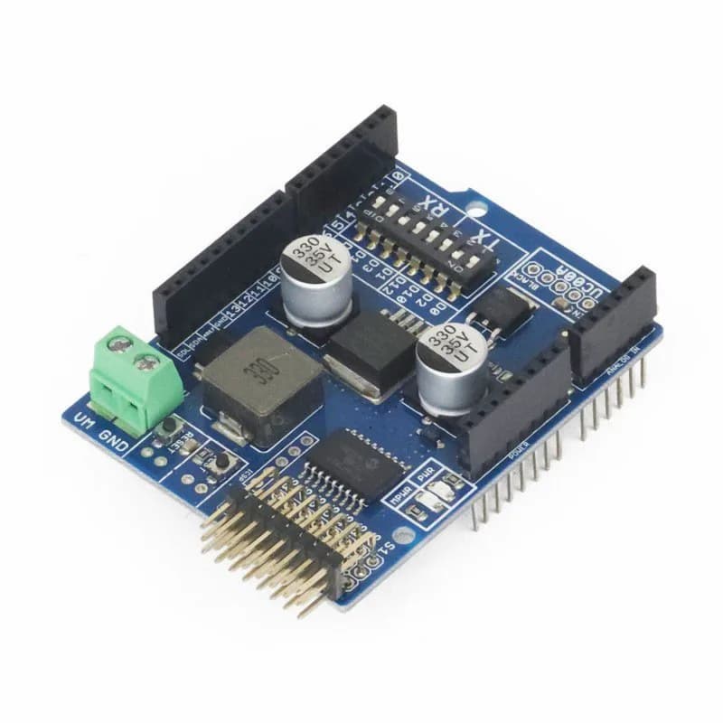 Cytron 8-канальный RC сервоконтроллер Щит — регулируемая мощность 5 В, 5 А для Arduino