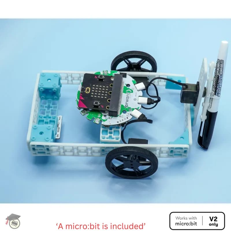 Комплект для электромобиля с Microbit v2