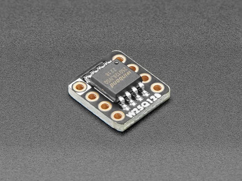 Коммутационная плата Adafruit QSPI DIP — W25Q128 — 128 МБит, 16 МБ W25Q128JVSSIQ