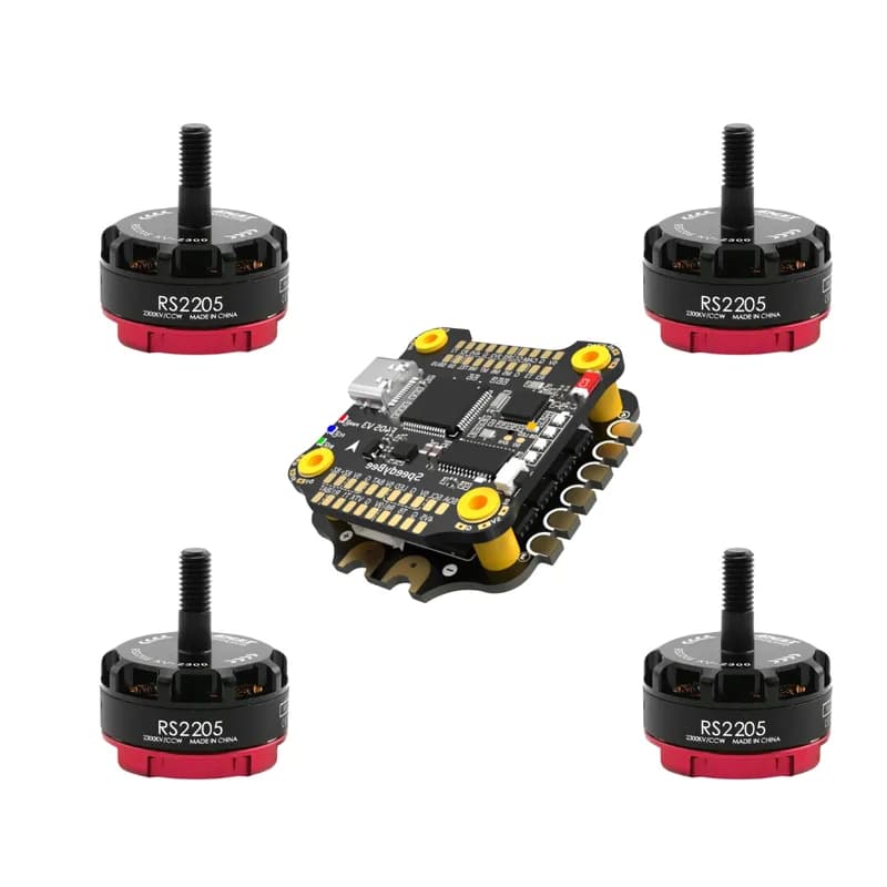 SPEEDYBEE F405 V3 стек контроллер полета + BLS 50A ESC + RS2205 2300KV бесщеточный двигатель постоянного тока для гоночного дрона