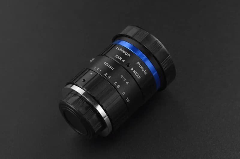 Телеобъектив 16 мм 10 МП для модуля камеры Raspberry Pi и Jetson Nano