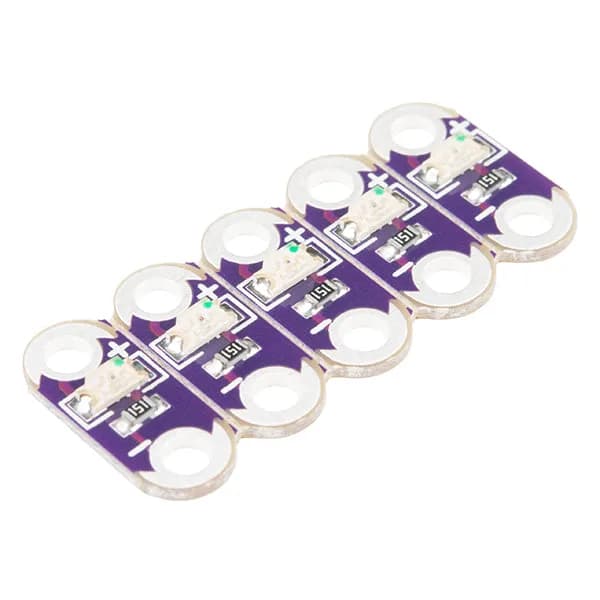LilyPad LED Желтый (5шт)