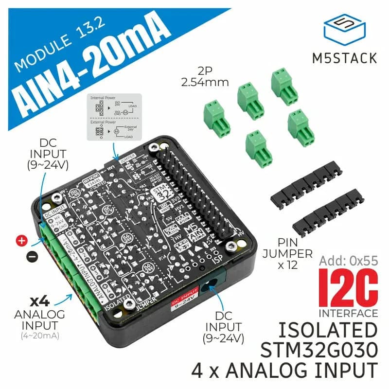 M5Stack AIN4-20mA - 13.2STM32G030