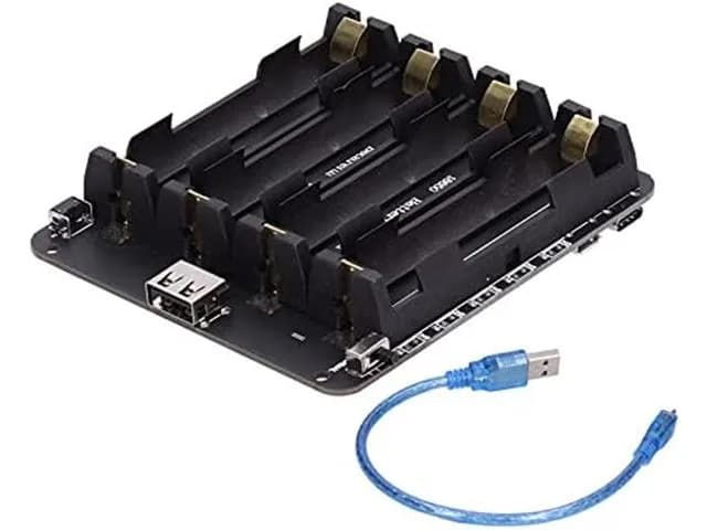 HKD 4X18650 BATT HOLD/CHRG+CABLE