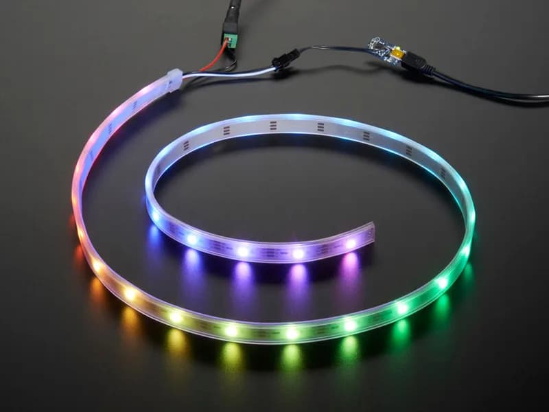 Стартовый пакет светодиодных лент Adafruit NeoPixel — 30 светодиодных метров — белый