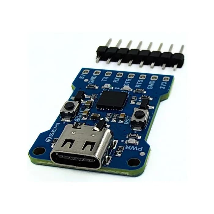 Программатор ESP32 и ESP8266 USB Type C с преобразователем USB в UART -7Semi