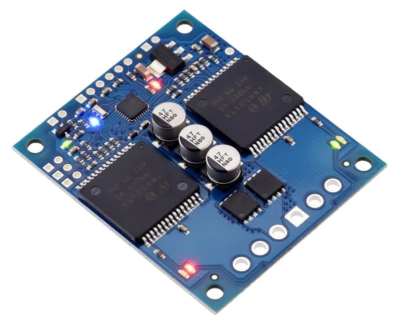 Pololu Qik 2s15v9 Контроллер двигателя с двойным последовательным интерфейсом