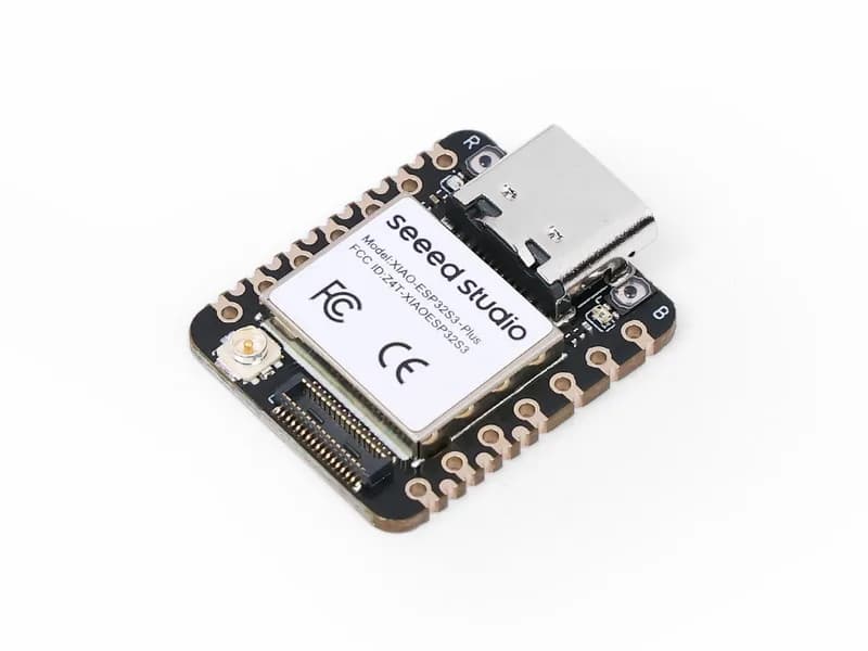 Seeed Studio XIAO ESP32S3 Plus — 20 GPIO, 2,4 ГГц Wi-Fi, BLE 5.0, 8 МБ PSRAM, 16 МБ флэш-памяти, двухъядерный процессор esp32-s3, поддержка зарядки аккумулятора