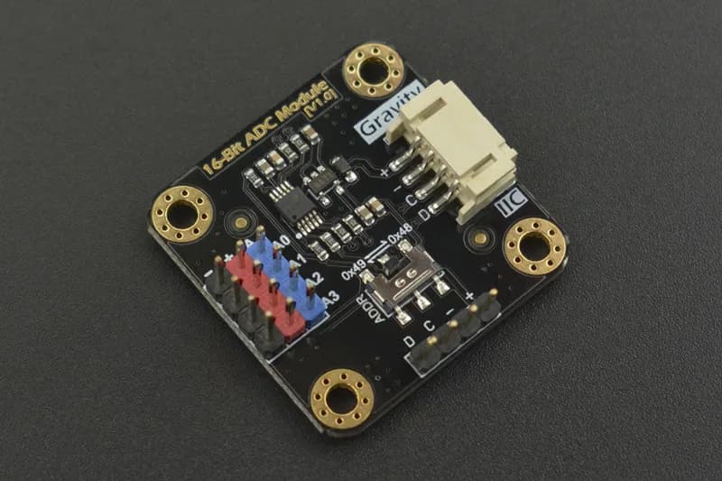 Gravity: I2C ADS1115 16-битный модуль АЦП (совместим с Arduino и Raspberry Pi)