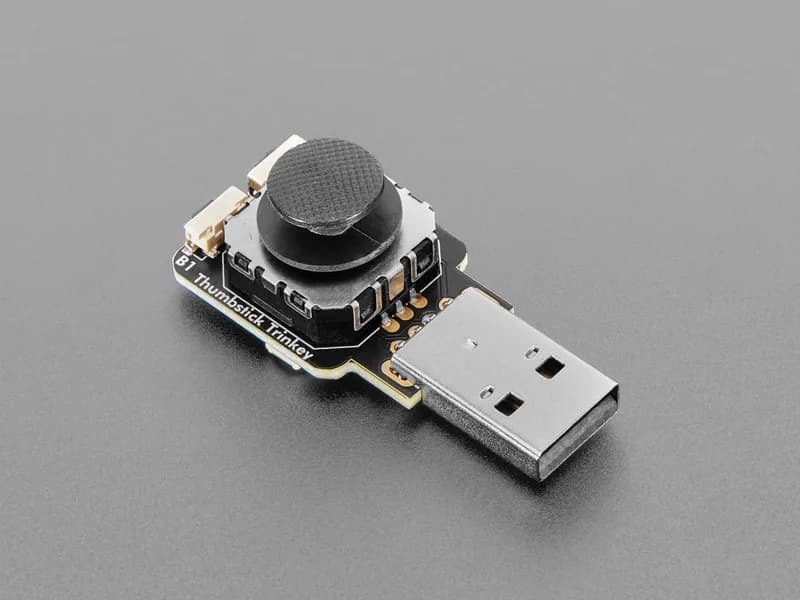 USB-ключ Adafruit Thumbstick Trinkey с миниатюрным джойстиком