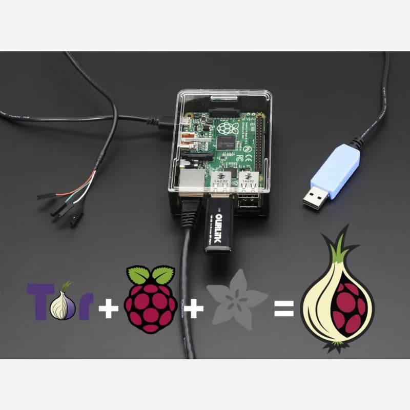 Onion Pi Pack с модулем WiFi — создайте прокси-сервер Raspberry Pi B+ Tor