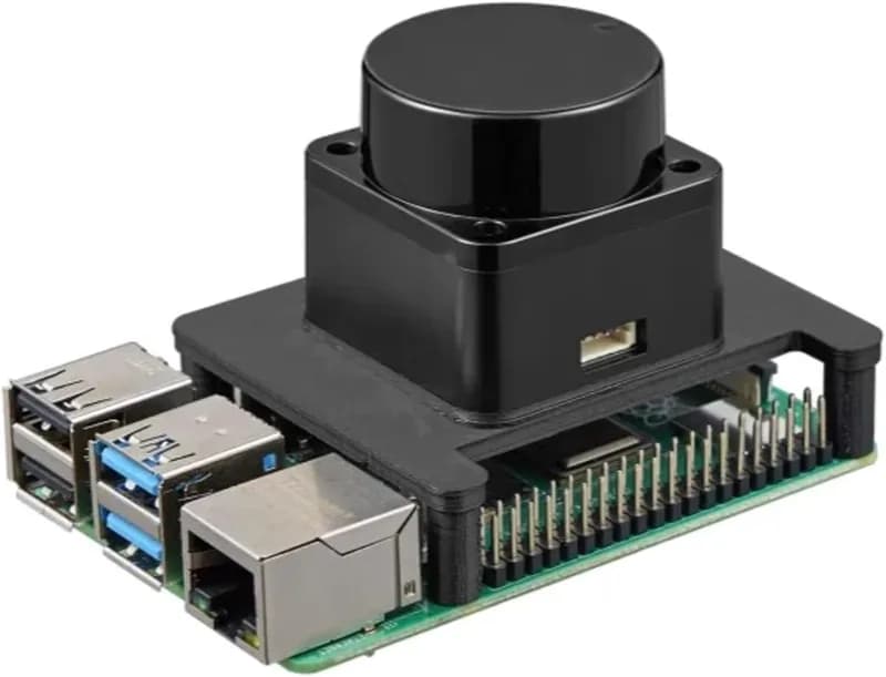 LiDAR LD06 с кронштейном, совместимый с Raspberry Pi, комплект компьютерной платы Jetson nano