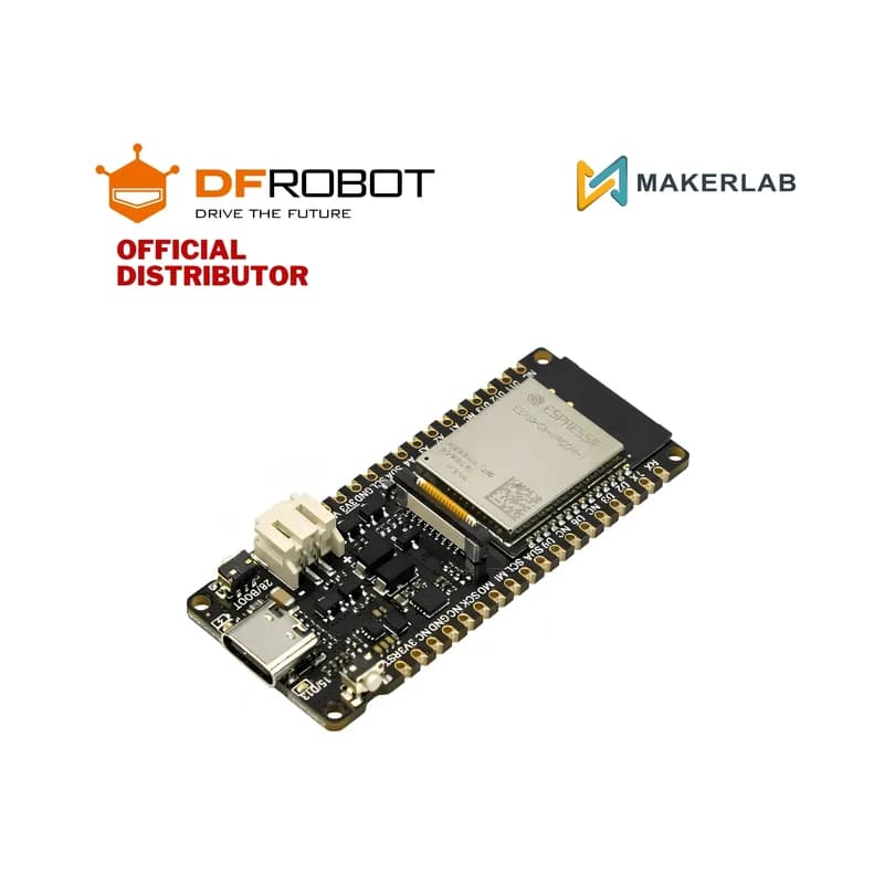 DFRobot FireBeetle 2 ESP32-C5 Плата для разработки IoT (2,4/5 ГГц Wi-Fi 6, солнечная зарядка, домашний помощник)
