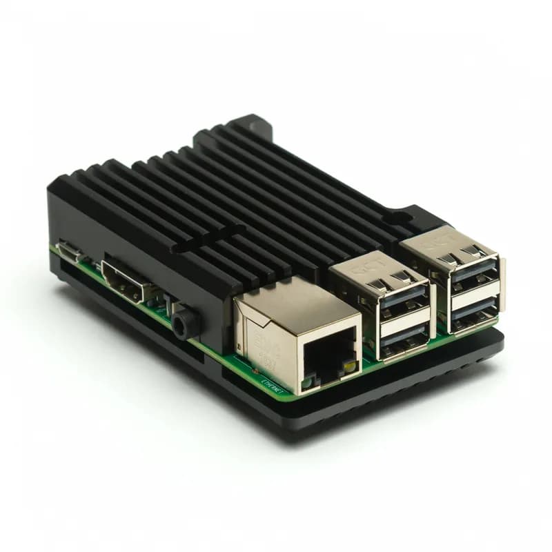 Корпус Raspberry Pi 3 из алюминиевого сплава с охлаждающим радиатором